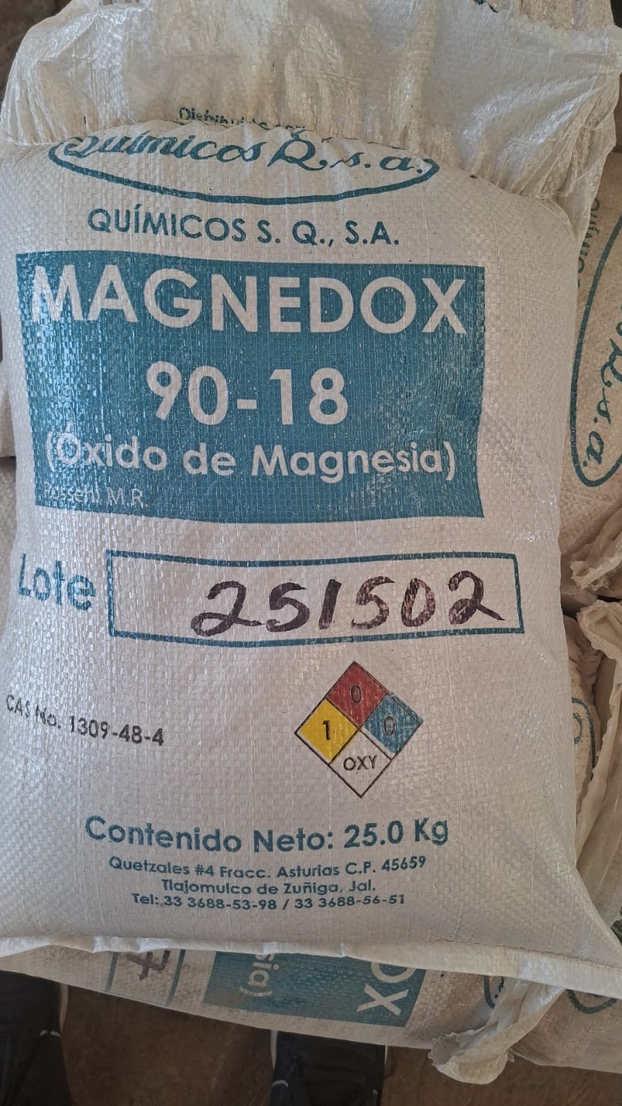 Oxido de Magnesio